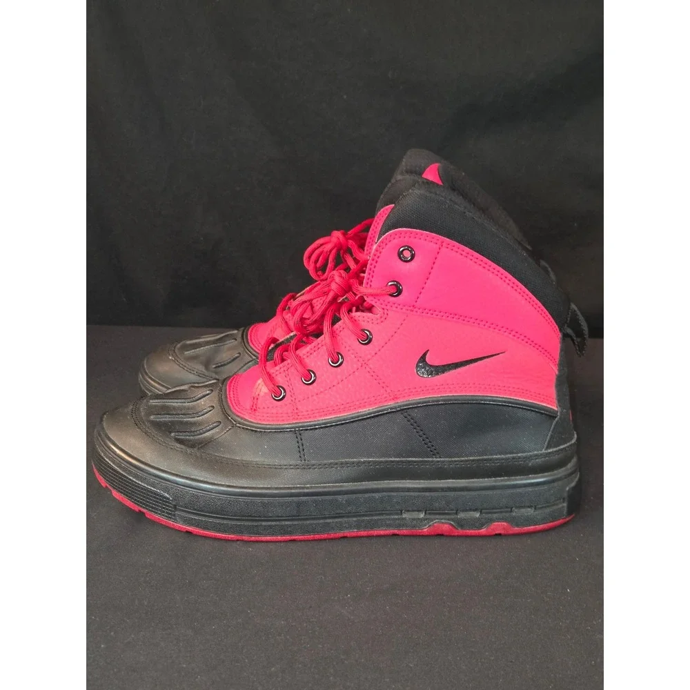 Nike Woodside ACG Kids Size 7‎ Youth Winter Snow Boots Pink Black